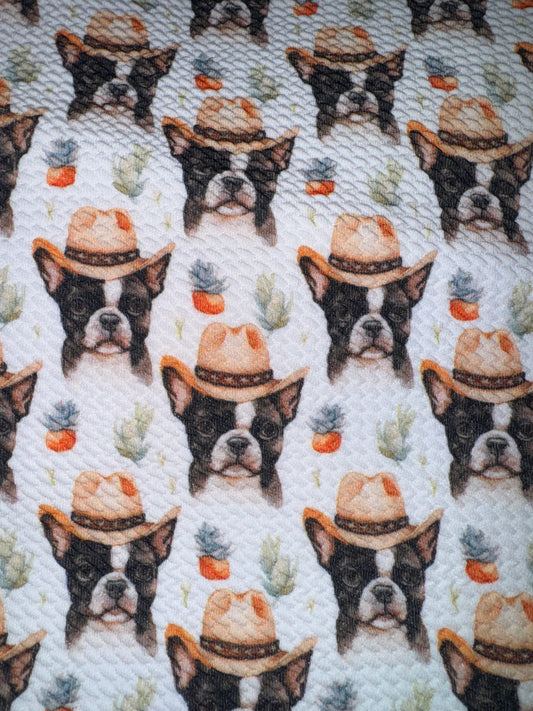 Dog bullet fabric 1/2 yard