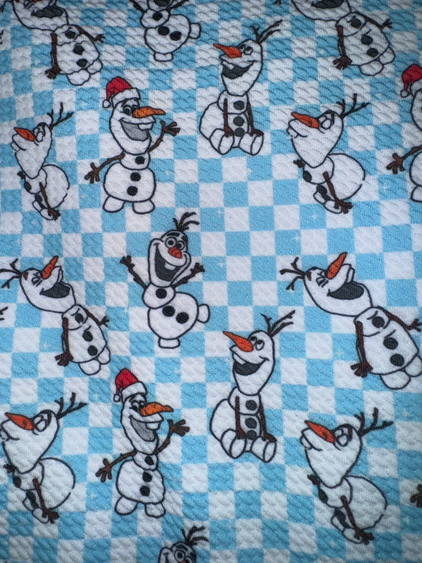 Snowman bullet fabric yard,1/2 yard