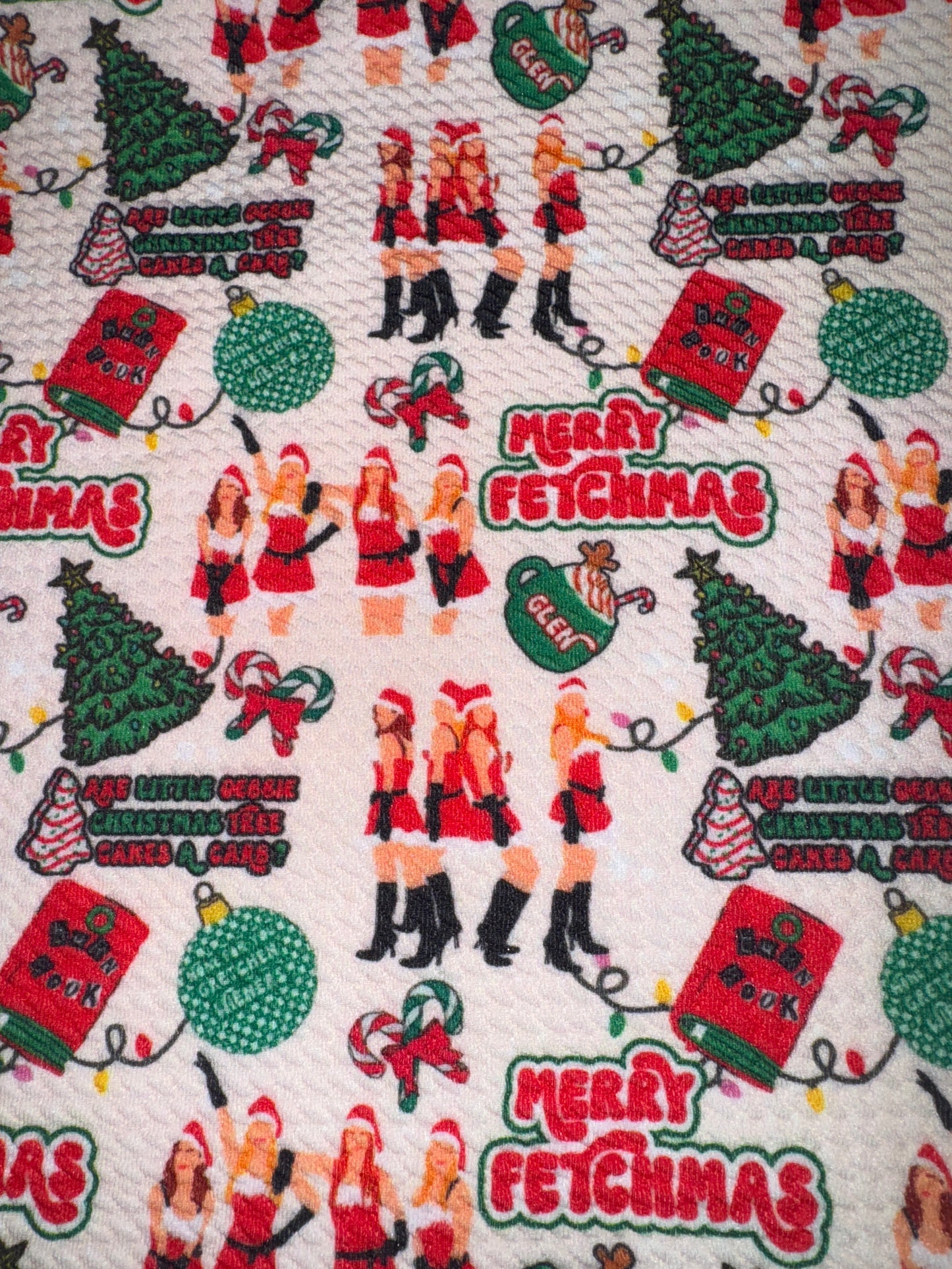 Merry fetchmas Christmas bullet fabric yard, half yard