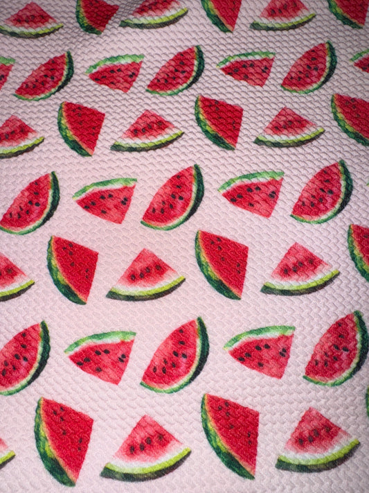 Watermelon bullet fabric yard, 1/2 yard