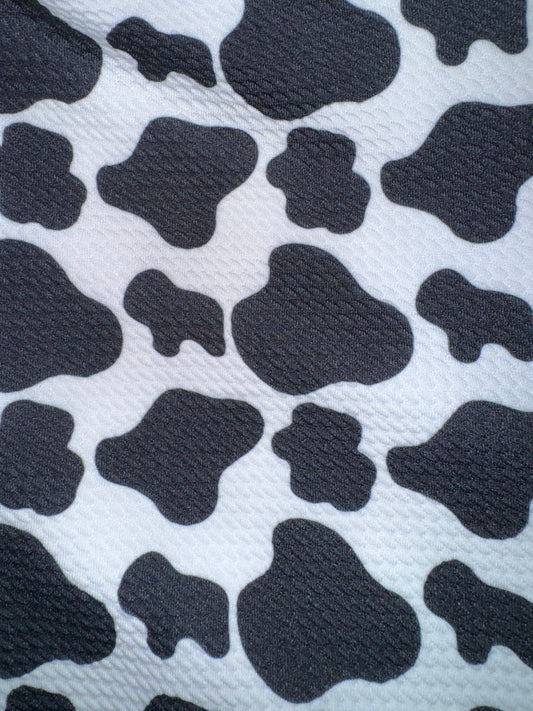 Cow print bullet yard