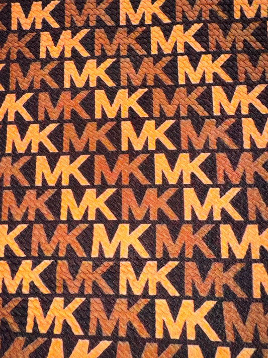 Brown MK bullet fabric yard, half yard