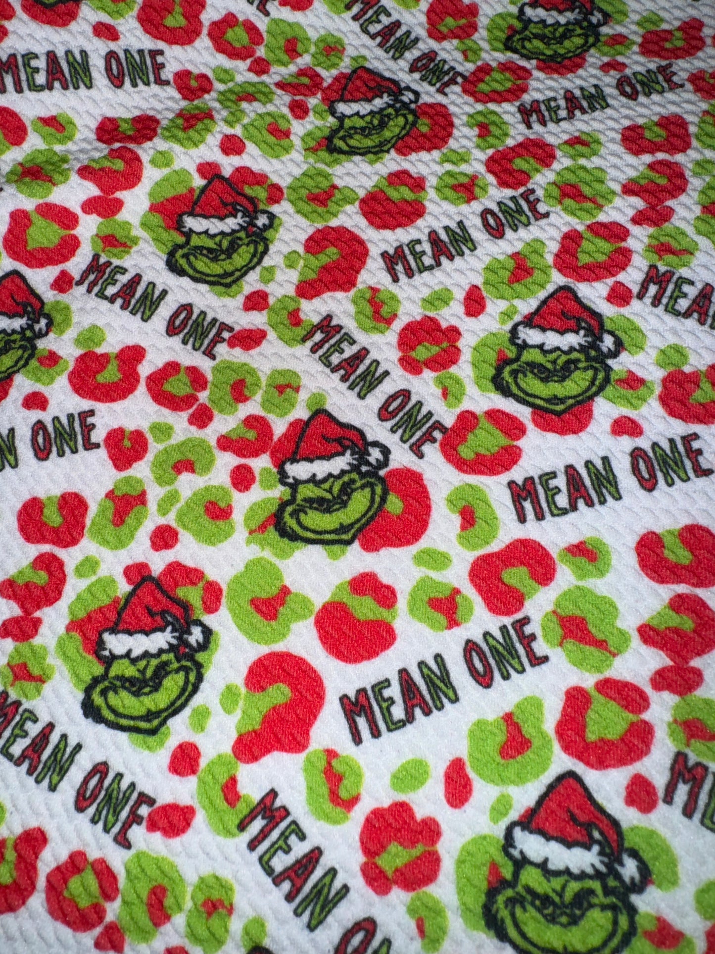 Grinch bullet fabric yard,1/2 yard