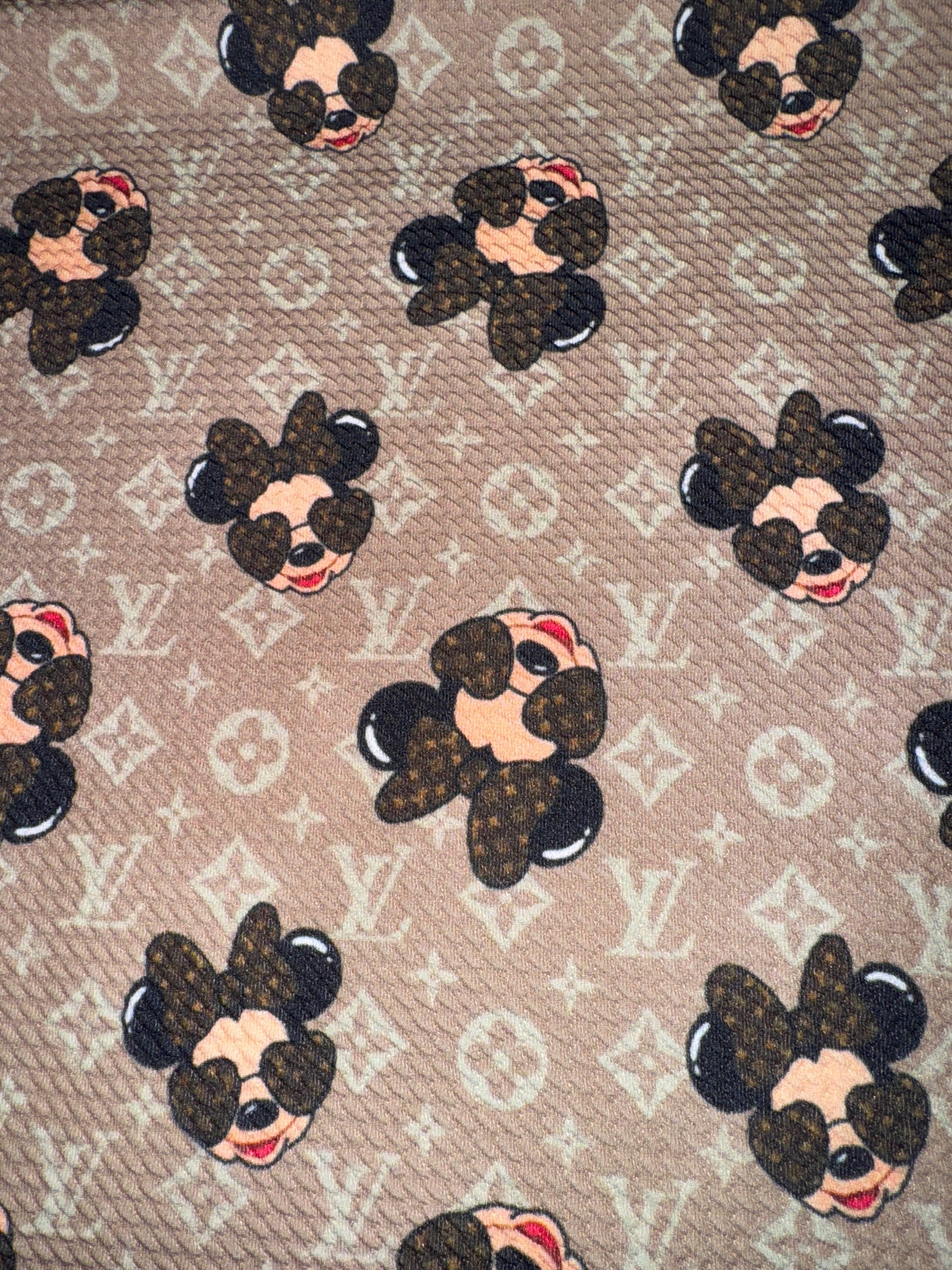 LV Minnie bullet fabric 1/2 yard