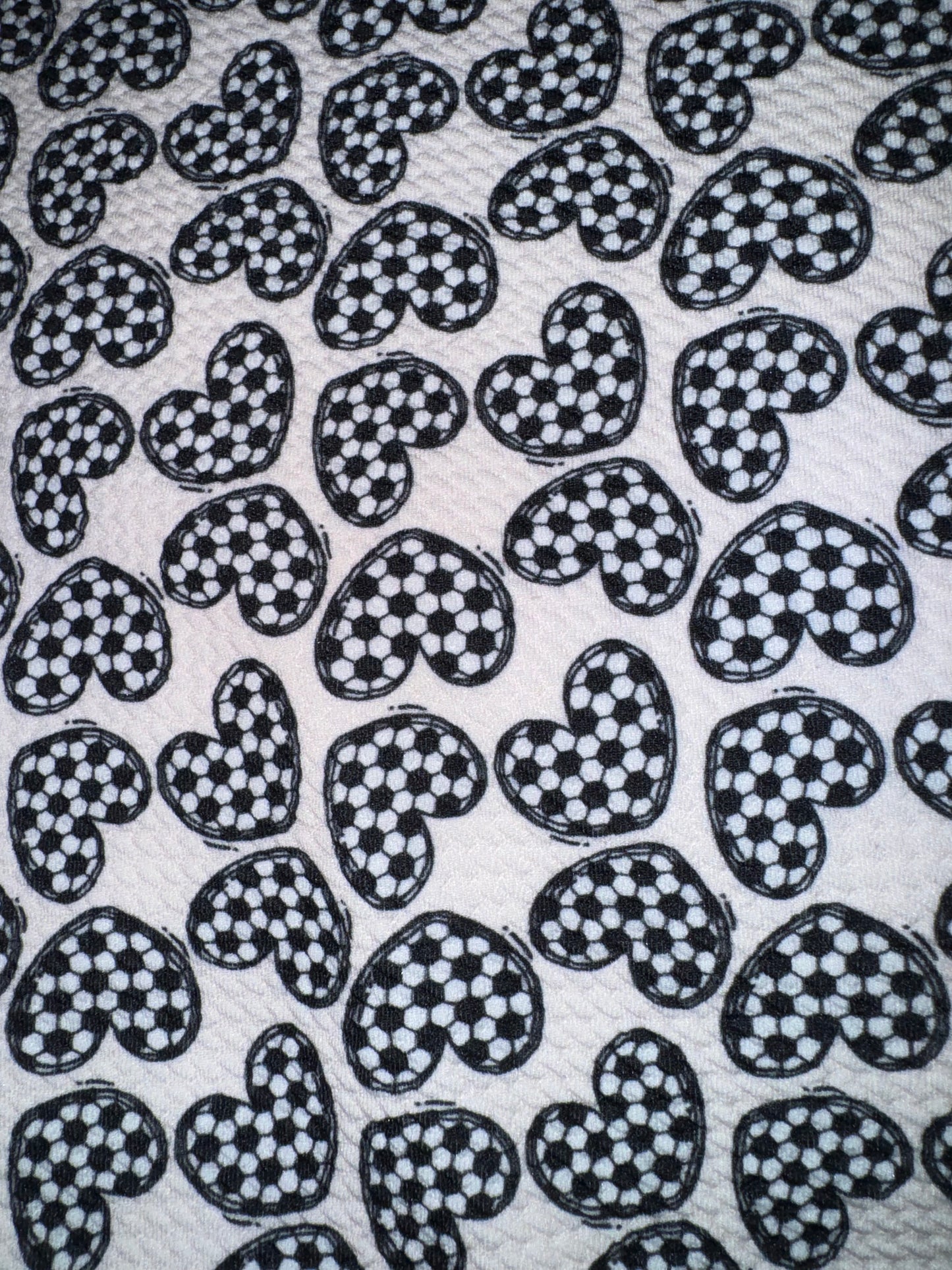 Soccer bullet fabric yard, 1/2 yard