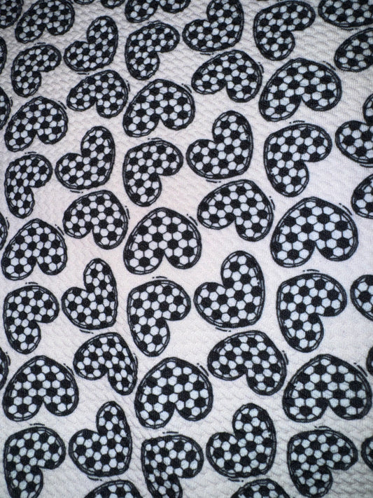 Soccer bullet fabric yard, 1/2 yard