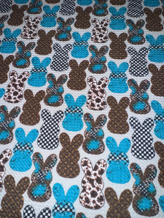 Boujee Bunny bullet fabric 1/2 yard