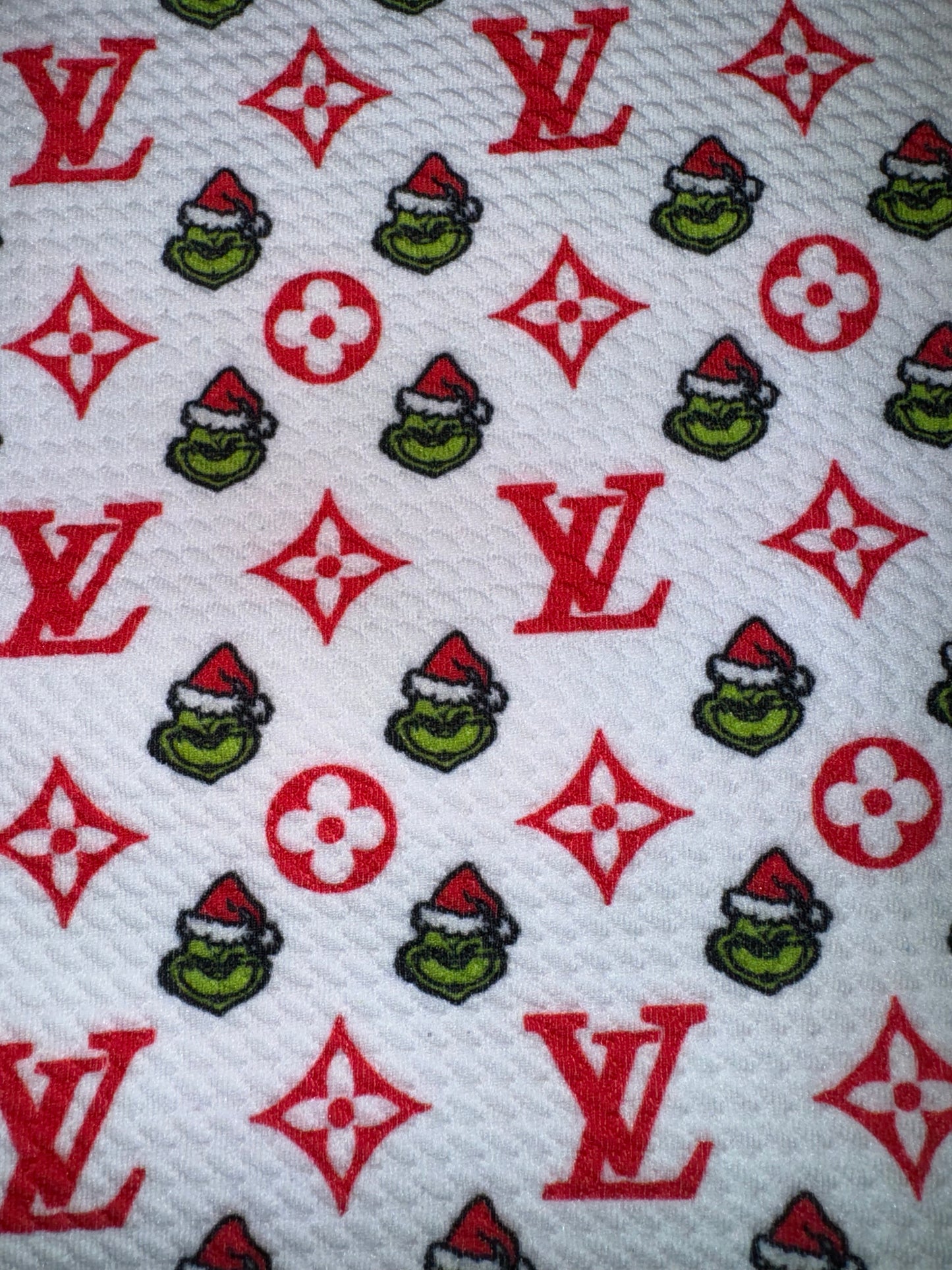 The grinch LV bullet fabric ,1/2 yard