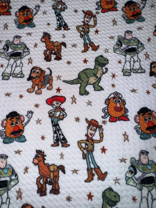 Toy Story bullet fabric yard, 1/2 yard