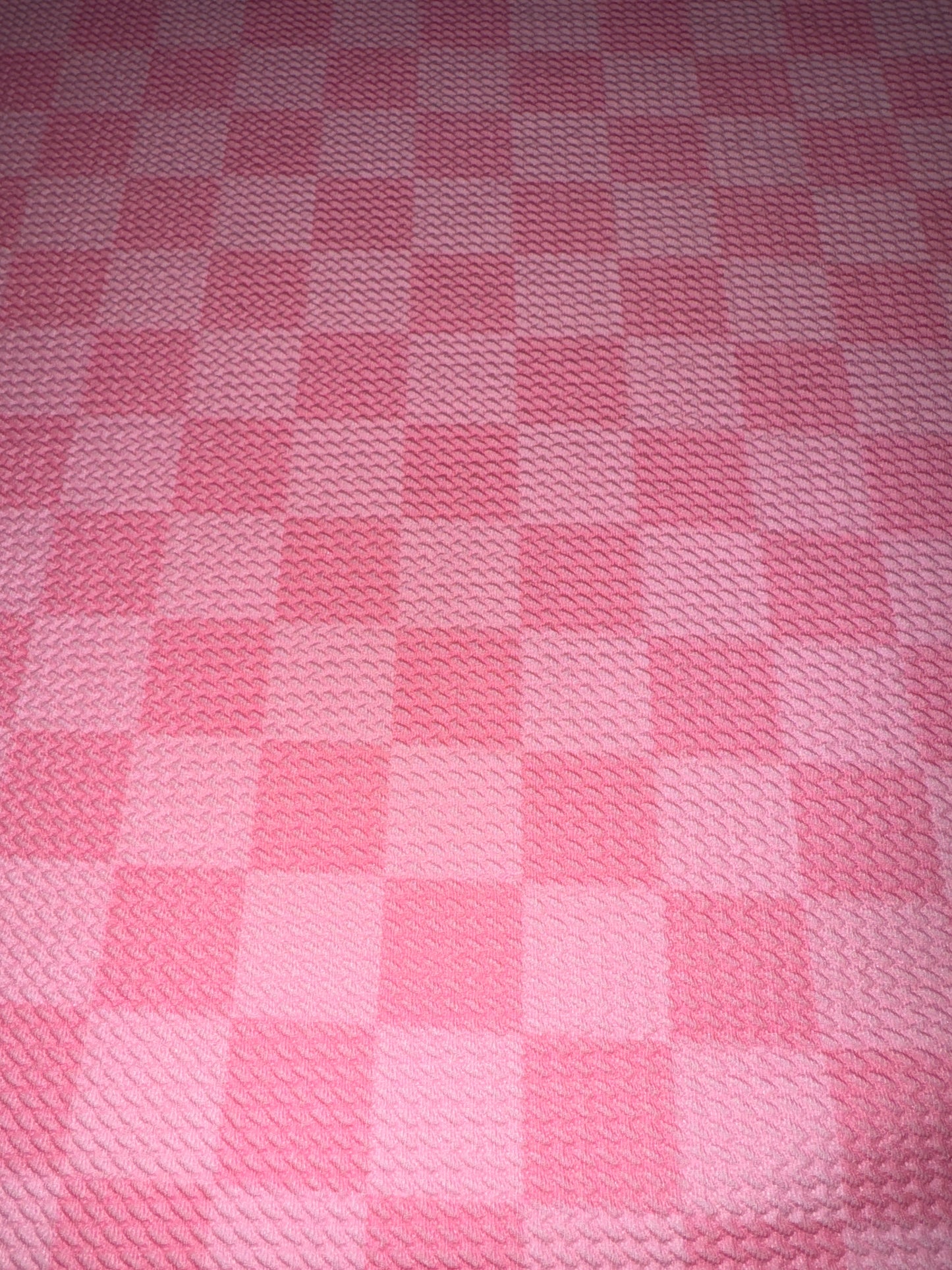 Pink Checker bullet fabric 1/2 yard