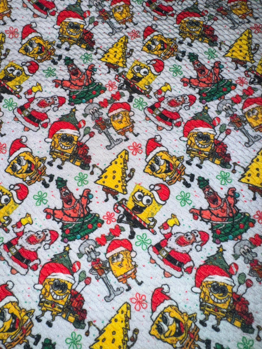 Sponge bob bullet fabric yard,1/2 yard