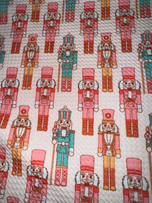 Nutcracker Christmas bullet fabric yard, 1/2 yard