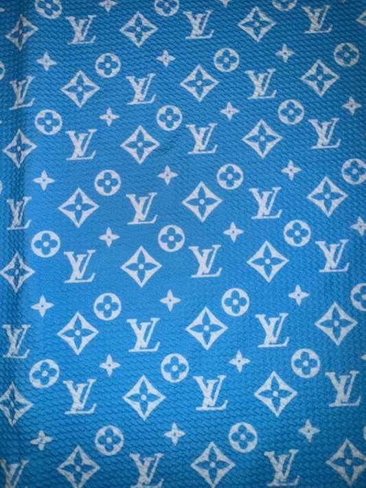 Blue LV bullet 1/2 yard