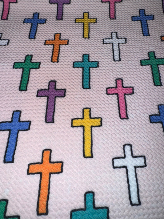 Cross bullet fabric 1/2 yard, strip