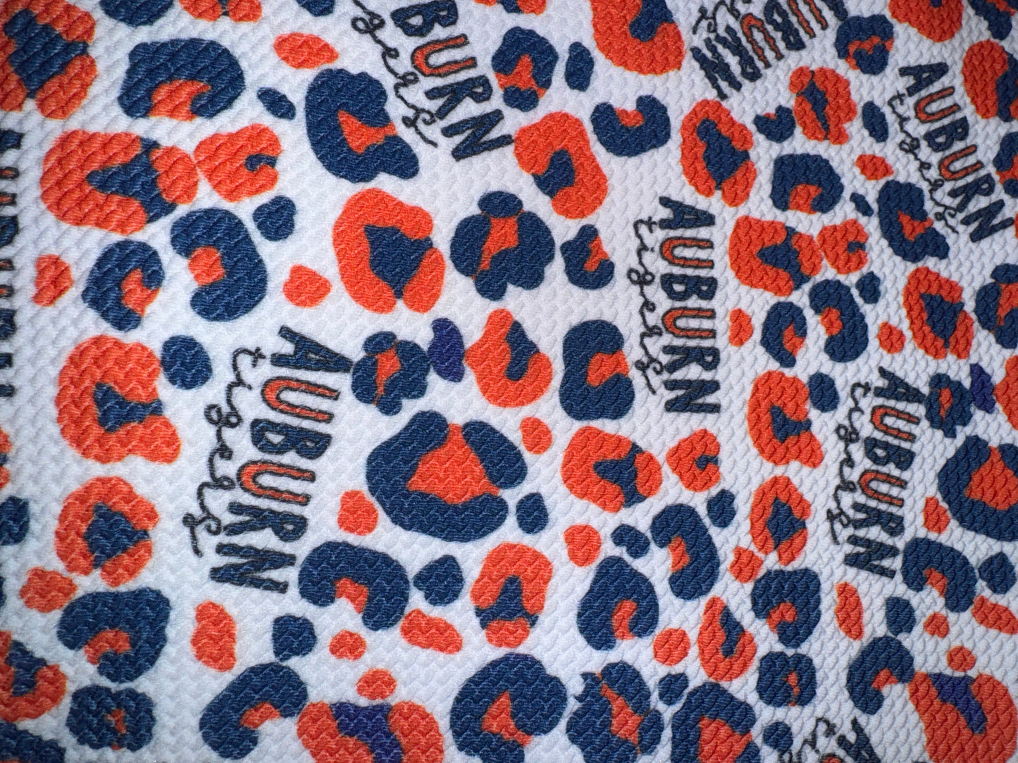 Auburn Tigers bullet fabric yard